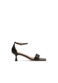 ONE ELEMENT - Schwarze Sandalen mit hohem Absatz - Schwarz