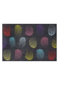 Kayoom - Fußmatte Living Mat 55 64 x 168 cm in multi - grau - multi - grau (BxL) 64 x 168 cm