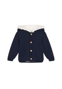 MANGUUN - Strickjacke, Baumwolle, für Babys und Kleinkinder - 1 BLACK IRIS