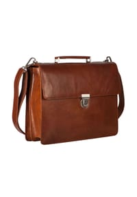 LEONHARD HEYDEN Cambridge - Cambridge Aktentasche Leder 40 cm Laptopfach - 1 SCHWARZ