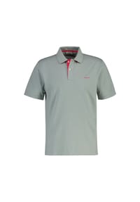 GANT - Herren Poloshirt - REGULAR CONTRAST PIQUE RUGGER, Knopfleiste, Cotton Stretch - Anthrazit