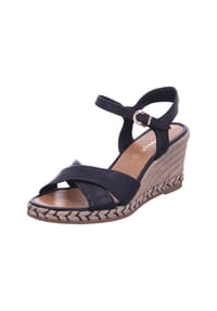 Tamaris - Leder Sandalen - Schwarz