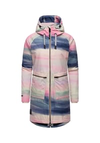 ragwear™ - Wintermantel Holstic Print - Black