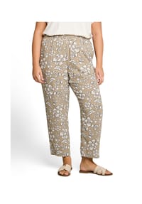 TOM TAILOR plus - Stoffhose, Gummibund, für Damen - 40256 OLIVE BIG F