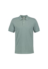 GANT - Herren Poloshirt - SLIM SHIELD PIQUE POLO, Kurzarm, Knopfleiste, Logo - Anthrazit