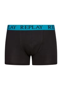 REPLAY - Unterhose, 2er-Pack, für Herren - N090 TURQUIS/BLACK