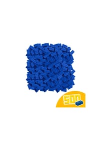 Simba - Klemmbausteine Blox 500 Blaue 8er Steine lose, 500 Stück, Blau - 