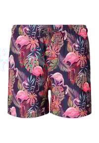 CRUZ - Boardshorts Kasper aus atmungsaktivem Material - Print 3673 Flamingo