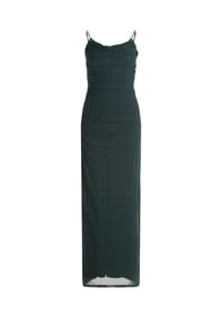 Vera Mont - Abendkleid mit Spitzeneinsatz - Dusty Slate