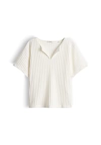OPUS - Shirt, Split-Neck, für Damen - 1004 MILK