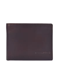 strellson BRICK LANE - Geldbörse, Leder, Label, RFID-Schutz, für Herren - DARKBROWN