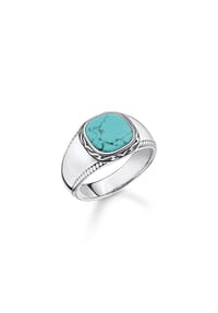 Thomas Sabo - Rebel at heart Ring türkis - silberfarben, türkis