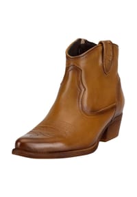 Felmini - Leder Stiefelette - Beige