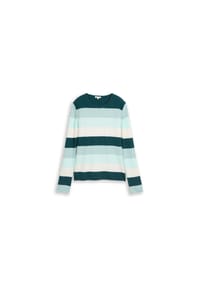 TOM TAILOR - Pullover, Rundhals, für Damen - 38578 TEAL KNIT