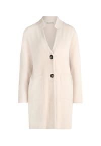 AMBER & JUNE - Winter-Strickjacke mit aufgesetzten Taschen - Grau