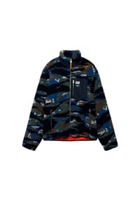 Superdry. - Jacke TERRAIN FLEECE ZIP - dunkelblau