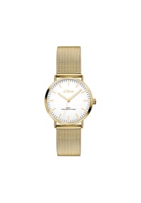 s.Oliver - Uhr - Classic Mesh Small - gold