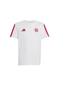 adidas - T-Shirt FC Bayern München, Baumwolle, für Kinder - WHITE/BETSCA