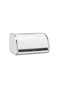 brabantia - Single Rollbrotkasten Fresh White mit Rolltür, Stahl, Weiß - Weiß