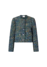 rich&royal - Kastenjacke, Wollanteil, für Damen - 726 BLUE JEWEL