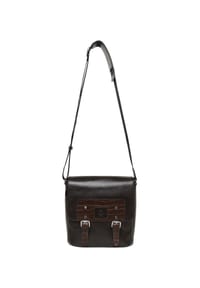 GALERIA RYDQAL FS26 - Umhängetasche, Leder, Dornschließe - BROWN