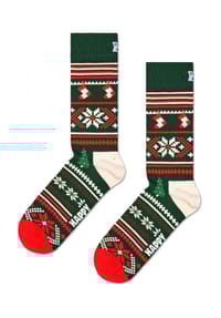 HAPPY SOCKS - Socken "Snowflake Gift Set", Rippbündchen - 7500 DARK GREEN