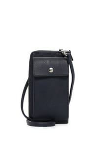 Emily & Noah EMMA - Smartphonetasche, Kartenfächer, Reißverschluss, für Damen - 100 BLACK