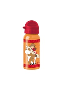 sigikid® Edelstahl Trinkflasche 400 ml ,  für Kinder - GINA GALOPP - blau