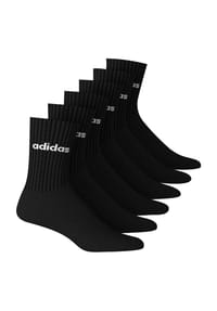 adidas - Socken, 6er-Pack, für Herren - BLACK/WHITE