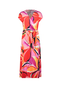 BETTY BARCLAY - Jerseykleid mit Blumenprint - Red/Pink
