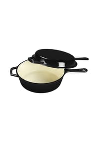 ECHTWERK® - Schmortopf Grillpfanne 2-in-1 Set - 