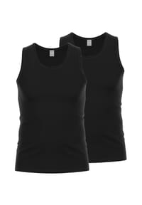 AMMANN - Unterhemd / Tanktop 2er Pack MicroModal - Schwarz