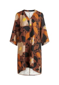 CARTOON - Sommerkleid, V-Ausschnitt, für Damen - 7876 CAMEL/BROWN