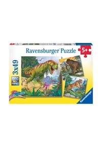 Ravensburger - Bilderpuzzle Herrscher der Urzeit, 3x49 Teile - 