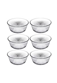 Paşabahçe - Pasabahce 6er Frezya Schale 330cc Snackschale aus Glas - Transparent OneSize