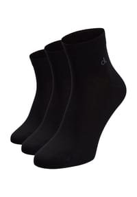 Calvin Klein - Kurzsocken, 3er-Pack, für Herren - 001 BLACK