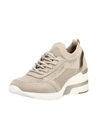 MUSTANG® - Lederimitat/Textil Sneaker - Beige