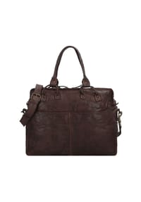 HAROLD'S Submarine - Submarine Aktentasche Leder 40 cm Laptopfach - braun