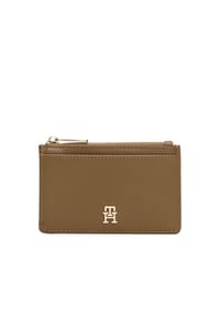 TOMMY HILFIGER - Clutch, Emblem, für Damen - NORDIC TAUPE