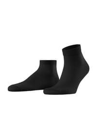 Burlington - We care Kurzsocken "Palace Street", Rippbündchen, für Herren - 2000 WHITE