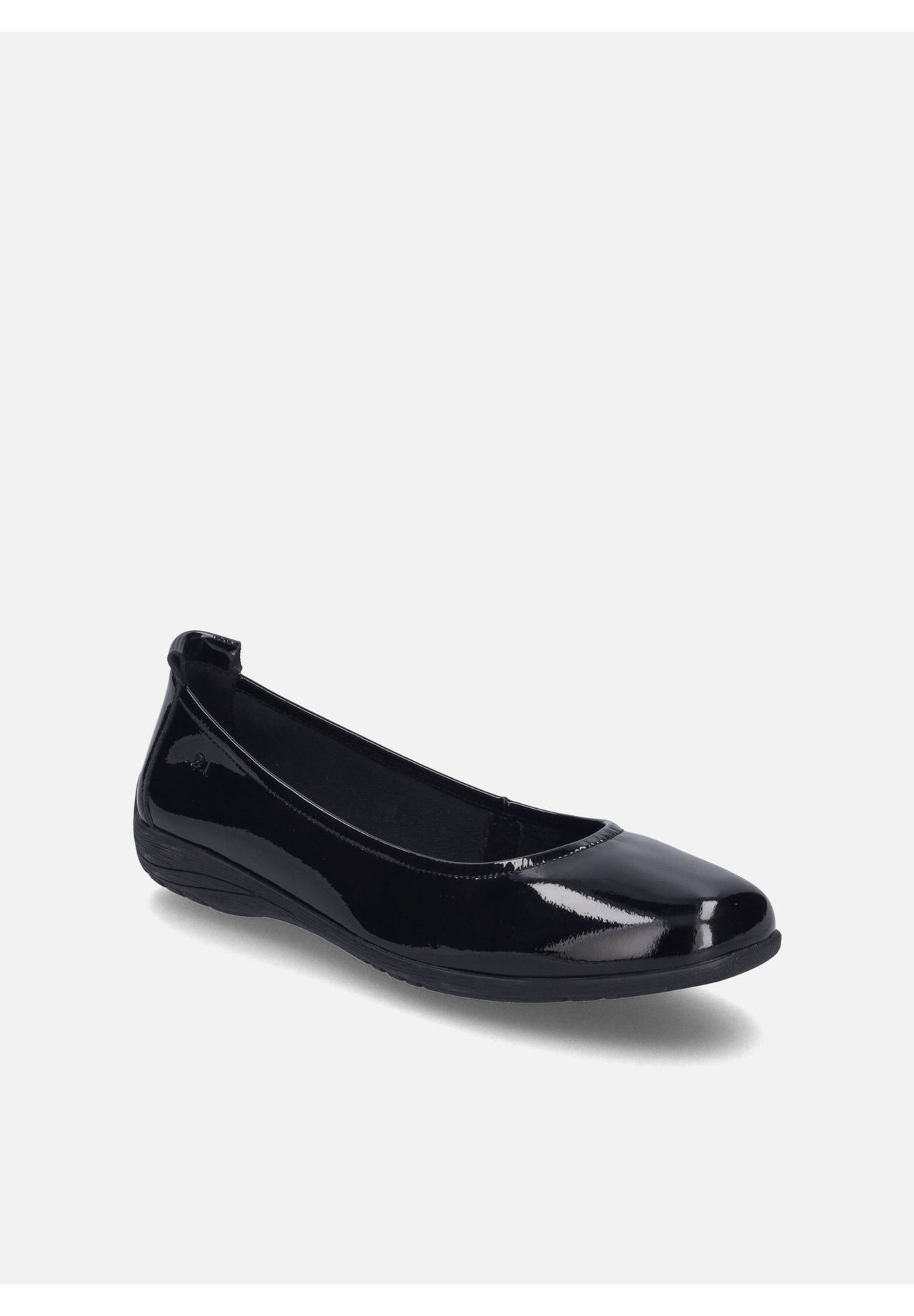 Seibel Ballerinas "Fenja", Leder, Gummizug, FüR Damen, Schwarz, 37