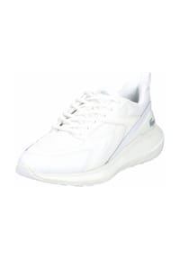 LACOSTE - Leder/Textil Sneaker - Weiß