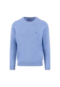FYNCH-HATTON® - Pullover, Baumwolle, Rippbündchen, für Herren - 936  STEEL