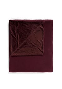 ESSENZA Plaid Teddy - Teddy - plum wine