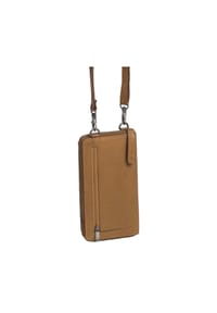 The Chesterfield Brand Malaga - Malaga - Handytasche/Geldbörse 12cc 19 cm (black) - cognac