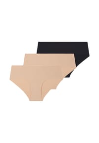 SIMONE PÉRÈLE - Panty 3er Pack Uniq - Beige / schwarz