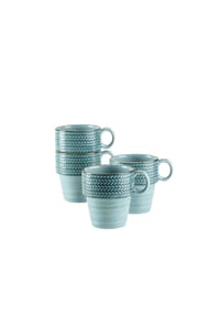 MÄSER Kaffeebecher-Set, Porzellan Prospero - Prospero - blau