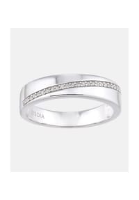 Diamant L'eternel - Eternity Ring, mit 0.08 ct Diamant, 375 Weißgold - white gold