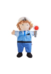 HABA - Handpuppe Polizei, 27 cm - mehrfarbig