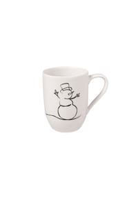 Villeroy & Boch - Becher mit Henkel 'XMAS' Statement Lines 290 ml weiß - weiß